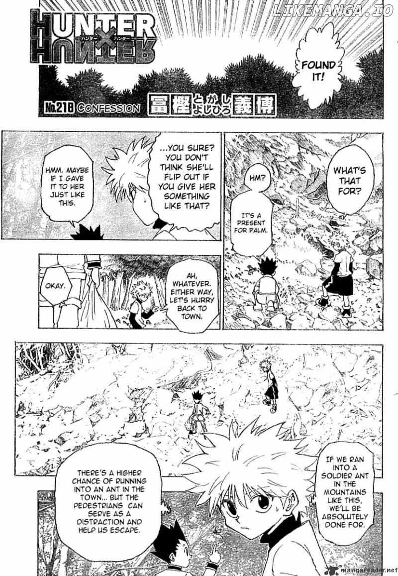 Hunter x Hunter, Chapter 218 image 02